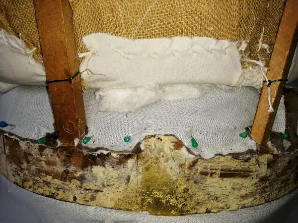 Tissu de finition bosse inférieure #3