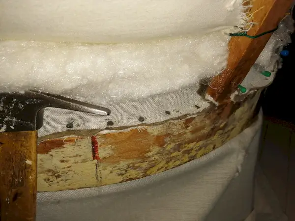 refaire dossier fauteuil crapaud