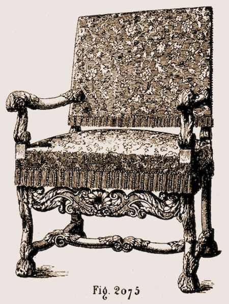 fauteuil Louis XIII