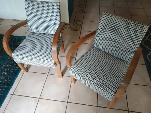 recouvrir un fauteuil bridge